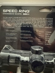 Killer Instinct Crossbow Scope Lumex Speed RING 1.5-5X32 IR-E 30 mm TUBE NEW
