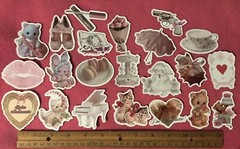 LOT OF 50 PCS Vintage Coquette Stickers Ballet Graffiti Victorian retro antique