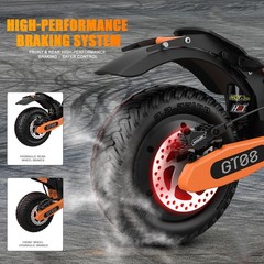 Off-road Electric Scooter For Adults 5600W 60V 27AH 50MPH E-Scooter With Seat