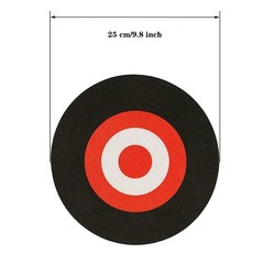 KURUGEILI 25 * 3cm EVA Foam Archery Target 9 inch 22.86cm (Diameter), Black