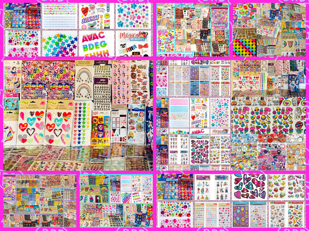 959 Stickers | LOT FOR ALL AGES | TONS OF FUN THEMES FOR ALL SEASONS HOLIDAYS