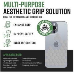 Enhanced Grip Tape for Phones, Guns, Keyboards – 2 Pack