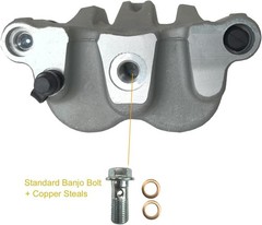 Rear Left & Right Brake Caliper Set with Pads Compatible Polaris RZR…