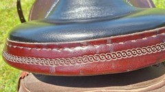 Scott Thomas Cordura Western Trail Saddle – Leather & Synthetic, 16 inch seat