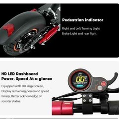 Folding Electric Scooter for Adults with 800W Motor 28Mph Off-Road with Seat CE