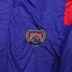 VTG MILLER’S Women’s L USET United States Equestrian Team USA Windbreaker Jacket