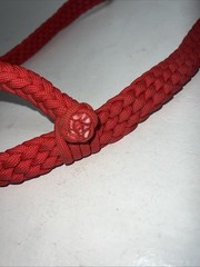 New SIMCO Red Nylon Braided One Ear Headstall #2900 Y-3