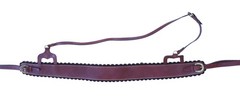 Full Horse Australian Wool Felt Brown Leather Western Breastplate 110BP215BR-F