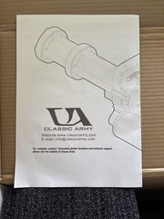Classic Army M133 Mini Vulcan Revolving Machine Gun Multi-Barrel Airsoft AEG