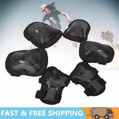 6PCS/SET Children Elbow Wrist and Knee Pads For Kids Safety Skate Bike Cycling
