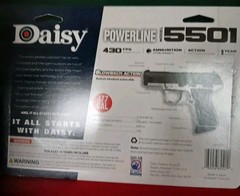 Daisy Powerline Model 5501- .177 Cal BB CO2 Semi-Auto Blowback Pistol – 430 FPS