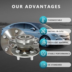513402 Front Wheel Bearing Hub Assembly for Toyota Corolla 2019-2024, Prius 2…