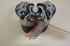 Climb X Red Point Strap Rock Climbing Shoes US 12.5 EU 46.5 Blue Gray Black