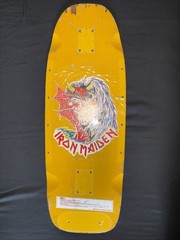 Vintage 1980’s Iron Maiden Purgatory Skateboard Deck Only Used Alpha BMX