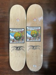 Anti Hero Skateboards x Greensleeves Records Collab Deck Set Cardiel & GT