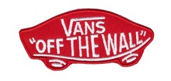 VANS «OFF THE WALL» NEW EMBROIDERED IRON ON PATCH SKATEBOARD