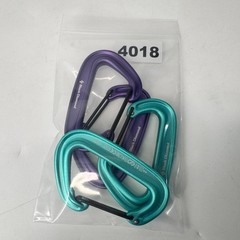 Lot of 4 – Black Diamond Neutrino Aluminum Wiregate Carabiners