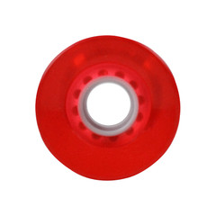 Blank Skateboard Wheels 59mm 82A Hi-Rebound Soft Cruiser Clear Red
