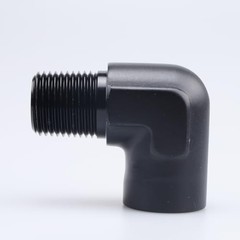 90 Degree 1/2″ NPT 1/2 NPT to 1/2 NPT female npt to male npt elbow black