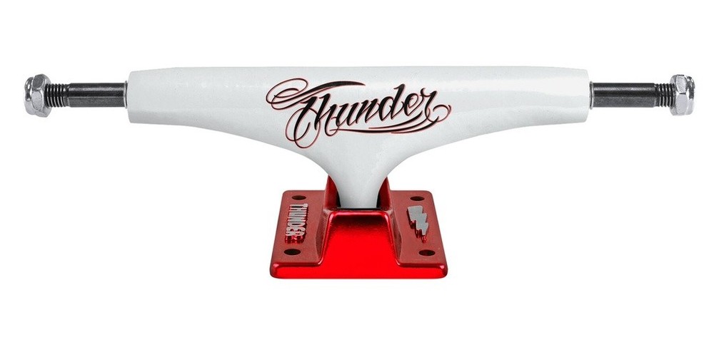 Thunder Flash Hollow Lights White / Red 148 Skateboard Trucks 8.25″ Axle