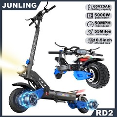 5000W Electric Scooter for Adults 55Miles 50MPH Off-Road Tire Fast E-Scooter NFC