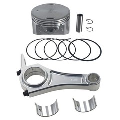 4.41″ Connecting Rod Billet Aluminum 90mm Piston Flat Top For Predator 420cc