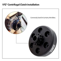 1PZ BA5-11T Centrifugal Clutch 5/8″ Bore #35 Chain 11T Replacement for Baja D…