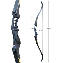30-50lb 52» Hunting Recurve Bow Takedown Bow Kit Adult Archery Set Right Hand