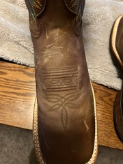 Tony Lama Creedance 7973 Men’s 8D Cowhide Square Toe Western Boots USA Made