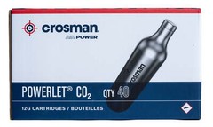 Brand 12 Gram Co2 Powerlets, 40Ct, for Use with Paintball, Air Rifles,