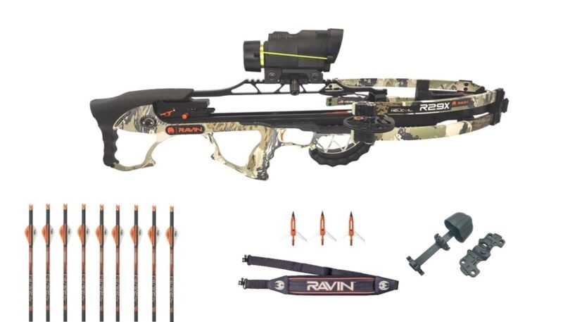 Ravin R29X in XK7 Camo w/ Ravin Specific Garmin Xero X1I Scope