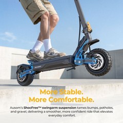 Ausom L1 Adult Electric Scooter,800W Motor,44mi Max Operating Range,E-Scooters