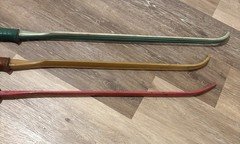 Lockslay Bows Old Vintage Antique Set of 3 (98445/98446) & Red Unknown Brand Bow
