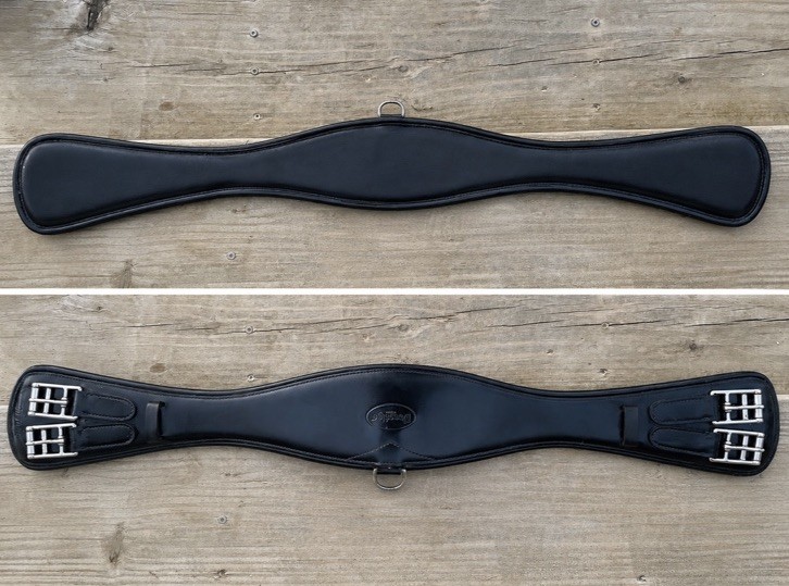 Prestige dressage leather horse girth black 50cm