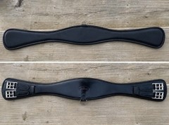 Prestige dressage leather horse girth black 50cm