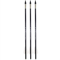 BALLISTA Sting Micro-Diameter Carbon Crossbow Bolts w/ SS Penetrator Inserts 3pc