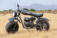 Black Vinyl Seat for the Coleman CT200U-EX, CT200U-EXR Gas Mini Dirt Pit Bike
