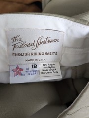 Tailored Sportsman Knee Patch Riding Breech Royal Hunter Side Zip 18 MSRP $199