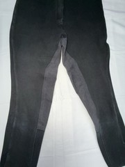 On Course Womens 32R (32 in Waist) Black Belt Loop Equestrian Riding Breeches
