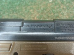 Smith Wesson Air Pistol M&P 40 BB Gun Black & Tan Standard Action – GOOD SHAPE
