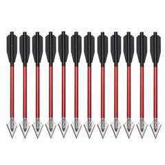 6.7» Mini Crossbow Bolts Metal 2 Blade Broadheads Pistol Survival Arrow Hunting