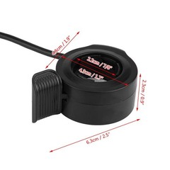 Thumb Throttle Speed Control 22mm 7/8inch Universal Thumb Throttle Handle Thr…