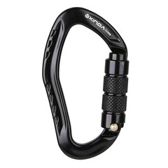 22KN Auto Locking Climbing Carabiner Clip for Rappelling Hammock Camping Outdoor