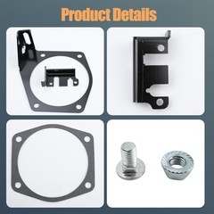 Throttle Cable Bracket 4-Bolt for 92MM-102MM Intakes Replacement for LS LS2