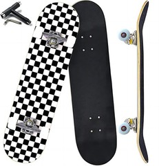 Pro Complete Skateboards for Beginners Girls Boys Kids Youths Teens Adults 31…
