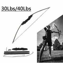 30/40lbs 51″ Takedown Recurve Bow and Arrows Kit Archery Hunting Shooting Target