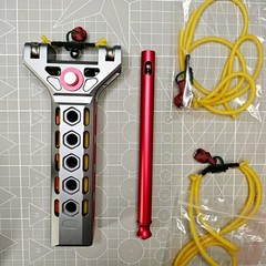 Full Metal Repeating Pocket Slingshot Includes 1 Ball Magazine 5 Bandset Model D