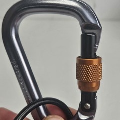 Black Diamond Belay and Black Diamond Locking Carabiner Rock Climbing Gear
