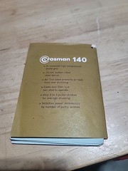 Crosman Vintage 140 Owner’s Manual-Gold, Black & White (from late ’60s)