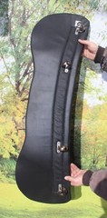 Worlds best horse drawn harness collar pad Permasoft super plush BLACK BLACK